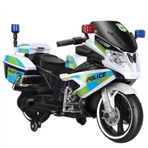 Roue de moto électrique pour enfants éducation précoce voiture jouet à deux roues à double entraînement véritable Scooter de moto pour les enfants de 3 à 10 ans