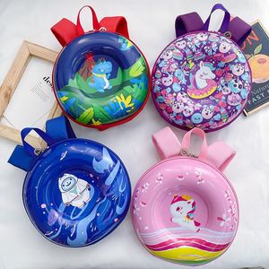 Fashion pour enfants en trois dimensions dure du matériel dur sac à main sac à maternelle sac à maternelle carton coréen mignon fille garçon bébé sac à dos