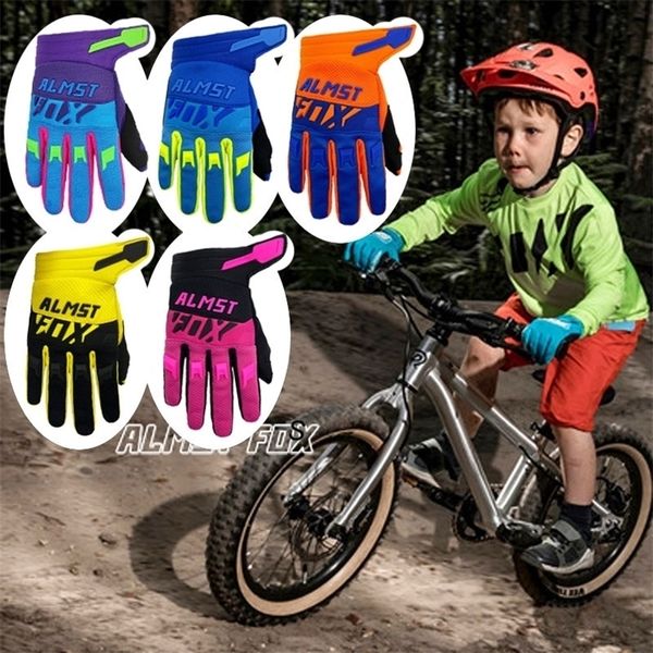 Gants de doigt pour enfants Almst vtt vélo de montagne pour enfants défendre ATV UTV vélo d'équilibre complet âge 6-12 ans 220830