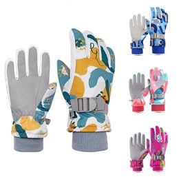 Vingerhandschoenen voor kinderen Kinderen Skihandschoenen voor meisjes Jongen Winter Snowboard Sneeuw Warme handschoen Hoge kwaliteit Waterdicht Dikker wanten Houd de vingers warm 231108