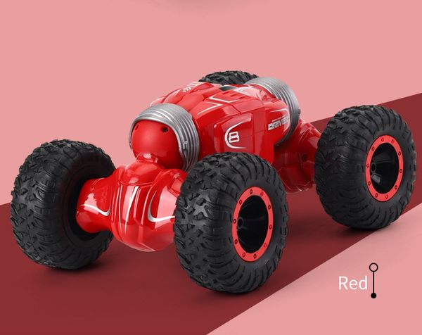 Vehículo todoterreno de escalada en las cuatro ruedas para niños, truco creativo, coche de juguete de deformación de giro de doble cara