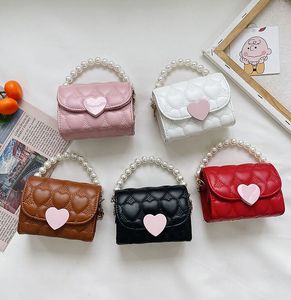 Handtas borduurlijn voor kinderen hou van kleine baby handtassen meisjes ketting crossbody tas