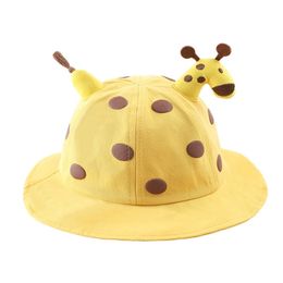 Kinderhoeden Leuke Super Leuke Herten Cartoon Baby Basin Cap Fisherman Hat