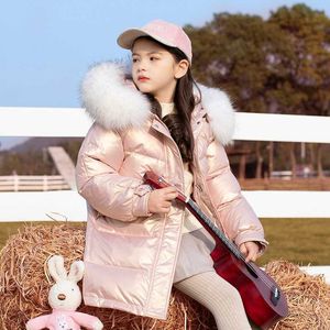 Veste pour enfants filles bébé épais manteau chaud hiver enfants vers le bas vêtements froids adolescent Parkas vêtements d'extérieur TZ960 H0909