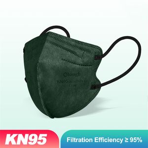 Kindermesvorm KN95 kleurrijk masker wegwerp stofbescherming 3D driedimensionale gezichtsmaskers