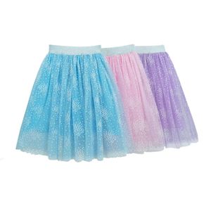 Kinderkant voor meisjes Summer Spring Kinder kleding Print Girls feestkleding Leuke katoenen pettiskirt 3-12y 2024 L2405