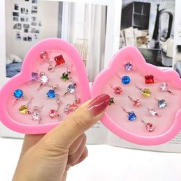 Liefdesdoos voor kinderen Water Diamond Alloy Ring Girl Toy Small Gift Jie Zi Baby Cute Handwerk