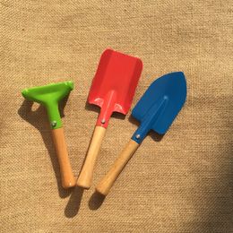 Mini herramientas de jardín para niños, herramientas de jardinería, pala de tres piezas para niños, rastrillo, pala, cultivo de flores de jardín
