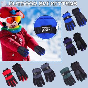 Mitaines pour enfants né neige hiver gants d'extérieur Ski chaud patinage enfants snowboard coupe-vent 230826