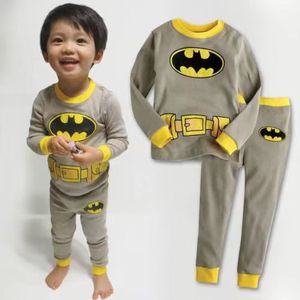 Nouveau pyjama pour enfants à manches longues pour enfants ensemble en coton vêtements de climatisation fleur col rond vêtements de maison pour enfants deux ensembles