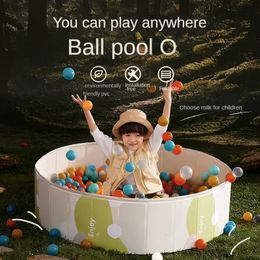 Kinderen S Ocean Ball Pool Indoor Toy House opvouwbare prinses Game Hek Babyfamilie 231221