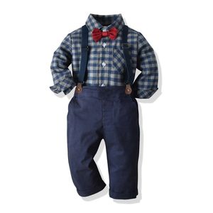 Pantalon à carreaux et pantalon à carreaux pour enfants avec des vêtements pour bébé 0 à 3 ans