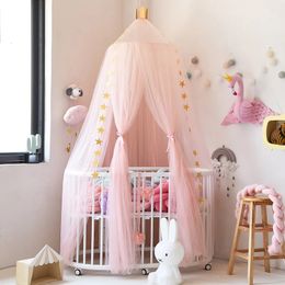 Tentes de jeu pour enfants, maison princesse, rideau de lit à baldaquin rose, 240113