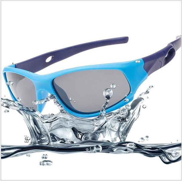 Lunettes de soleil polarisées pour enfants, en Silicone, pour équitation, pour garçons et filles, Cool, pour Sports de plein air, UV400 816