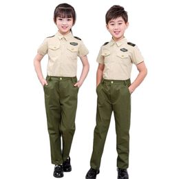 Uniforme de police pour enfants Cosplay Air Special Forces Suit des élèves du primaire Performance Performance Army Uniform For Kids