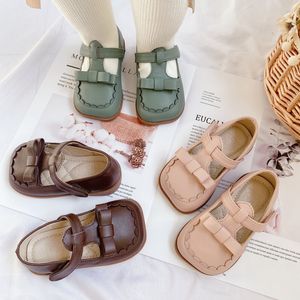 chaussures pour enfants arc couleur unie princesse filles bébé enfants pour 210515
