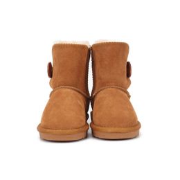 Zapatos para niños Moda para niña Botas de nieve superiores transparentes Botas de invierno cálidas y gruesas de felpa para niño Tamaño 21-35 T231201