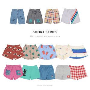 Shorts pour enfants 2021SS printemps et été BC nouveaux garçons sport Shorts décontractés imprimé Denim pantalon cinq points pantalon 210308