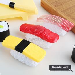 Childal's Simulational Japanese Cuisine Sushi Play House Toy Pretend Cut Food Food Réutilisable Plats pour les enfants Cooking Girls Toys