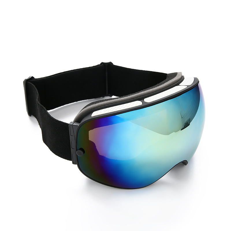 Lunettes de ski pour adultes, grandes lunettes sphériques, doubles lunettes de montagne anti-buée, peuvent carte, lunettes de myopie PF