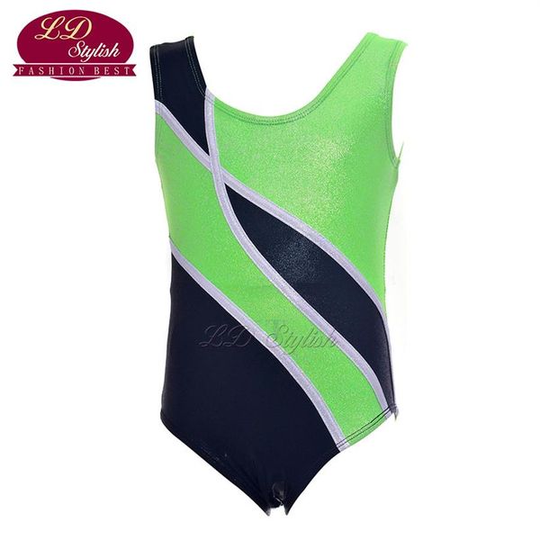 Combinaison sans manches pour enfants Test de pratique de ballet Filles Vêtements de danse Gymnastique Vêtements de natation Vêtements de danse Enfants Ballet Da299O