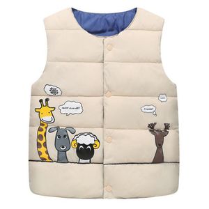 Gilets chauds sans manches pour enfants Gilets d'hiver en duvet Vêtements Vêtements pour enfants