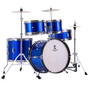 Kleine standaard voor kinderen Volledige drumkitsets Set Muziekinstrumenten Jazz Drum Beginners oefenen 5 Drum 2 3 4 Cimbaal Thuis Prestaties Drums Hot