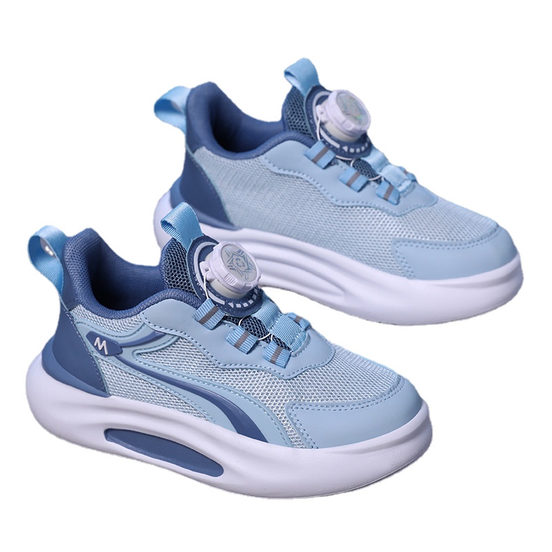 Children's Sports Shoes, Boys' Autumn 2023 New Middle and Big Children's Casual Board Shoes, Mesh Shoes