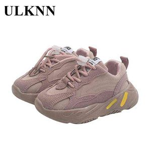 Kindersporten Sneakers 2021 Jongen Casual Schoenen Meisjes Roze Running Schoenen Kid's Leisure White Shoe Peuter Baby Sneakers 21-36 G1210