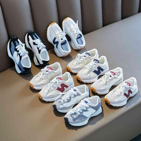 Zapatos deportivos informales de cintura pequeña para niños y niñas, zapatillas deportivas a la moda para bebés, talla 21-37, primavera 2022