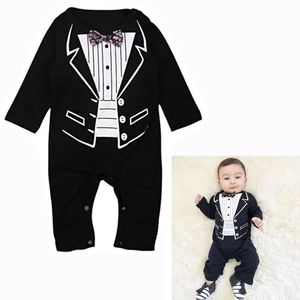 Kinderpak kleding meisjes jongens volle jurk rompers katoen kinderen lnfant kleding geschikt voor banketten en bruiloftsfeestjes baby babykleding