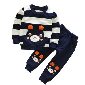 Costume pour enfants Mode Bébé Garçons Filles Porter 100% coton Hauts à manches longues et ensembles de pantalons / 2PCS 0-5ans Vêtements pour enfants 201031