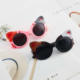 Kinderzonnebril 2022 Nieuwe schattige en modieuze babybril doet geen pijn aan de ogen UV-bestendige zonnebril voor meisjes