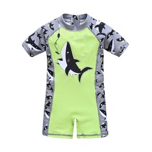 Maillots de bain pour enfants 2023 été enfants maillot de bain une pièce Cool requin imprimé maillots de bain pour enfants vêtements de plage enfant vêtements P230509