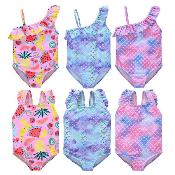 Traje de baño para niños 2023 Niño pequeño Bebé Niñas Traje de baño Fruta Traje de baño Natación Playa Bikini de baño Lindo verano Traje de baño de una pieza P230509