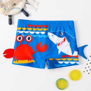 Children's Swimwear Kids Cartoon Print Swimwear Nieuw zwempak Baby Boy Pool Shorts Swim Trunk Beach Short voor peuter kinderen zwemkleding P230509