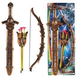 Espadachín de plástico para niños, espada de guerrero de estilo europeo, espada de rendimiento, rey celestial, brazos, Model269n