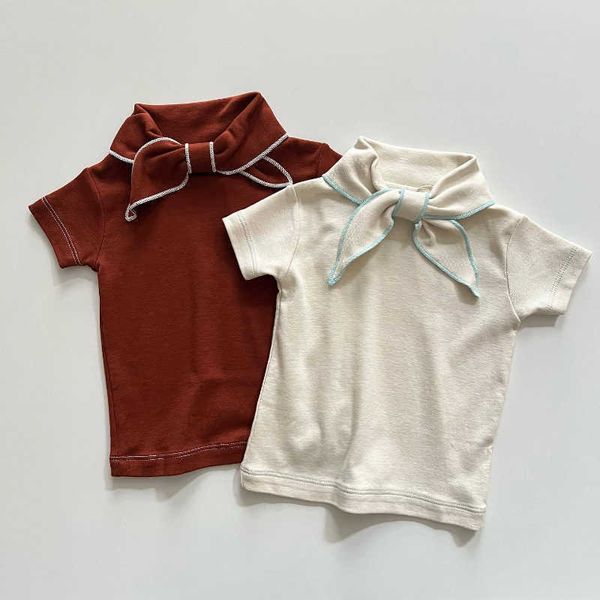 Ensemble T-shirt et short pour enfants, Ins2023 MP, en coton biologique, tricoté, robe Jacquard, pull, jupe, pantalon de costume