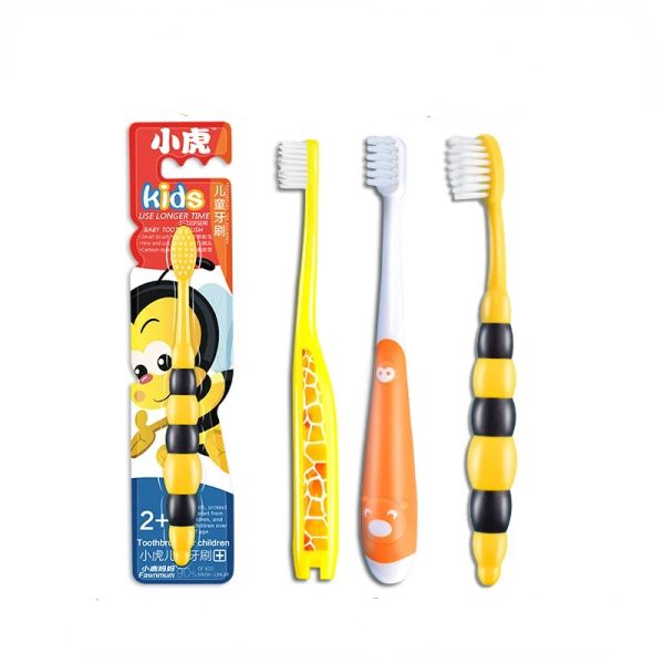 Brosse à dents pour enfants à poils doux et petite tête de brosse à dents nettoyage de la tête