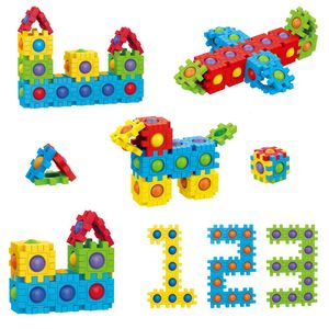 Kinderspeelgoed 3D Puzzels Decompression Desktop Puzzle Building Blocks Pieces