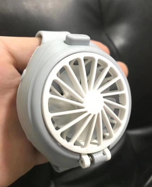 Ventilador eléctrico reloj USB mini carga perezoso estudiante niños pequeño ventilador al aire libre portátil pequeño ventiladores de recarga de mano regalos creativos