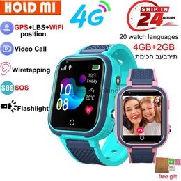 Children's Watchs LT21 4G Smart Watch Kids GPS WiFi Video Call SOS IP67 APPLICING ENFANT SMARTWATCH CAMERIE MONITE