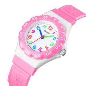 Kinderhorloges Skmei 1483 Kinderhorloge Fashion Casual Quartz Horloges Waterdicht Jelly Kids Klok jongens meisje Uur Studenten Jurk Polshorloge 230612