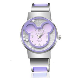 Montres pour enfants UTHAI CQ03 Enfants Montre à Quartz Bande Dessinée Enfants Montres-Bracelets Quartz Bébé Horloge Filles Garçons Cadeaux Souris reloj acier 230606