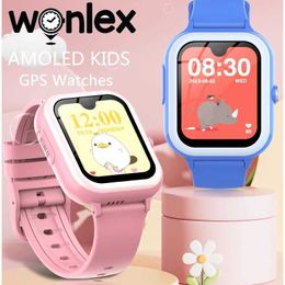 Montres pour enfants wonlex kt31 Childrens Smartwatch 4G SOS WiFi GPS Anti perte Tracker Video