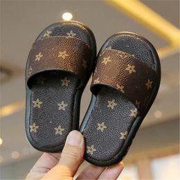 Enfants sandales mode fleur plage diapositives sans lacet enfants garçons filles pantoufles respirant enfant en bas âge bébé chaussures d'été