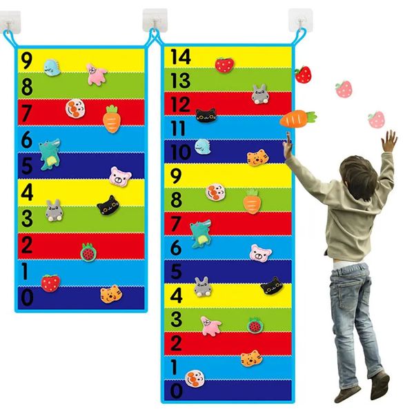 Enfants Trainage d'intégration sensorielle Touchez le jeu de tapis élevé Bounce Trainer Indoor Outdoor Kids Toys Height Ruler Promouvoir la croissance 240408