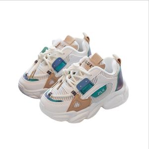 Zapatos para niños Autumn Autumn Breathable Bes Shoes No Slip Mesh Kids Sneakers Sneakers Niña Trainers Tamaño 21-36