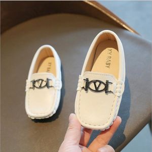 Kinderschoenen PU Leer Casual stijlen jongens meisjes schoenen zachte comfortabele loafers glijden op kinderschoenen