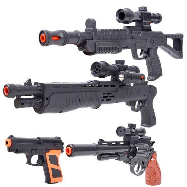 Pistolet en plastique à balles souples pour enfants, jouet de Simulation, Mini modèle de pistolet, Blaster militaire pour garçons, cadeaux d'anniversaire
